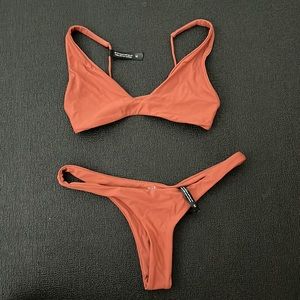 Ark Swimwear Rust High Cut Bikini Set